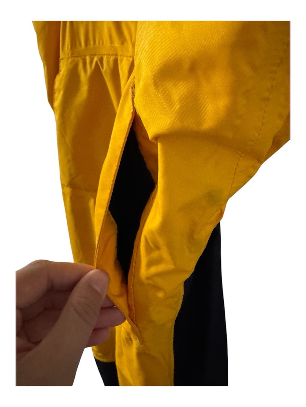 Vintage Gill Waterproof Sailing Bib Overalls Yellow Black Small Fishing Size S - Picture 12 of 16